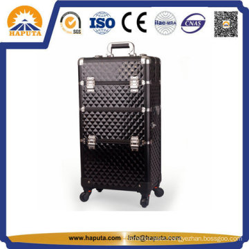 Cosmetic Case, Beauty Trolley Case, Aluminum Trolley Case